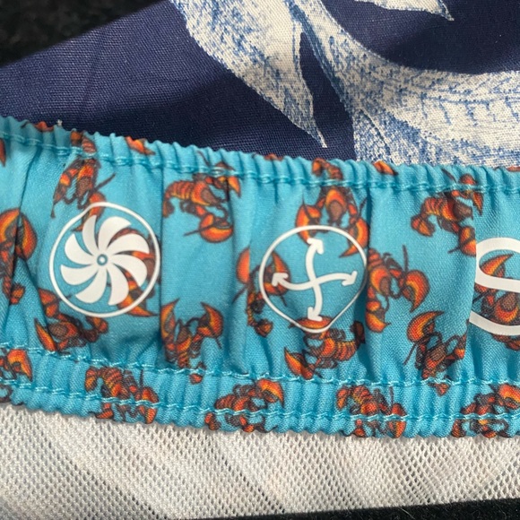Save the Duck Ademir lobster-print swim shorts - Blue Size Large NWT - Picture 14 of 14